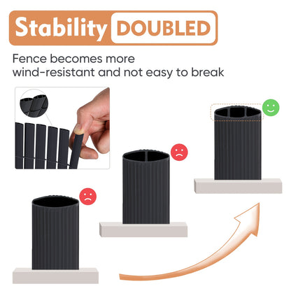 Sekey PVC Jardin Écran Renforcé, plastique pour jardin et terrasse – vue détaillée 4