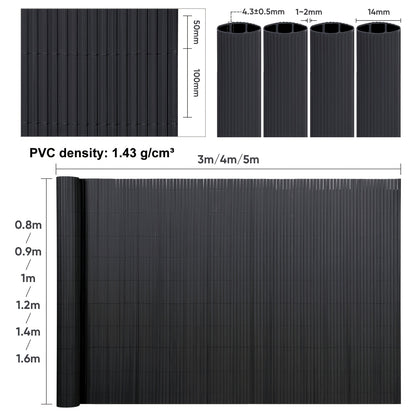 Sekey PVC Jardin Écran Renforcé, plastique pour jardin et terrasse – vue détaillée 9