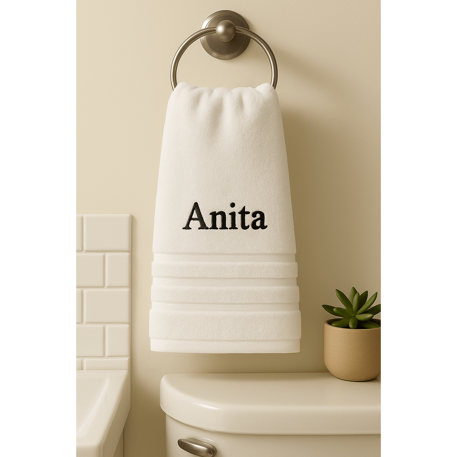 Serviettes de bain, coton pour chambre et lit – vue principale