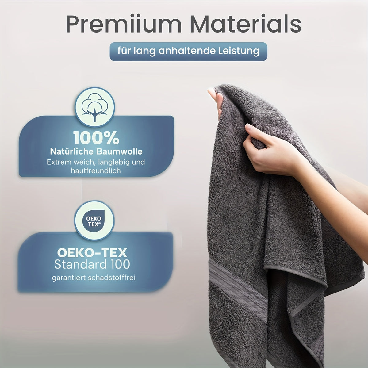 serviettes de main, coton pour salle de bain et maison – vue détaillée 5