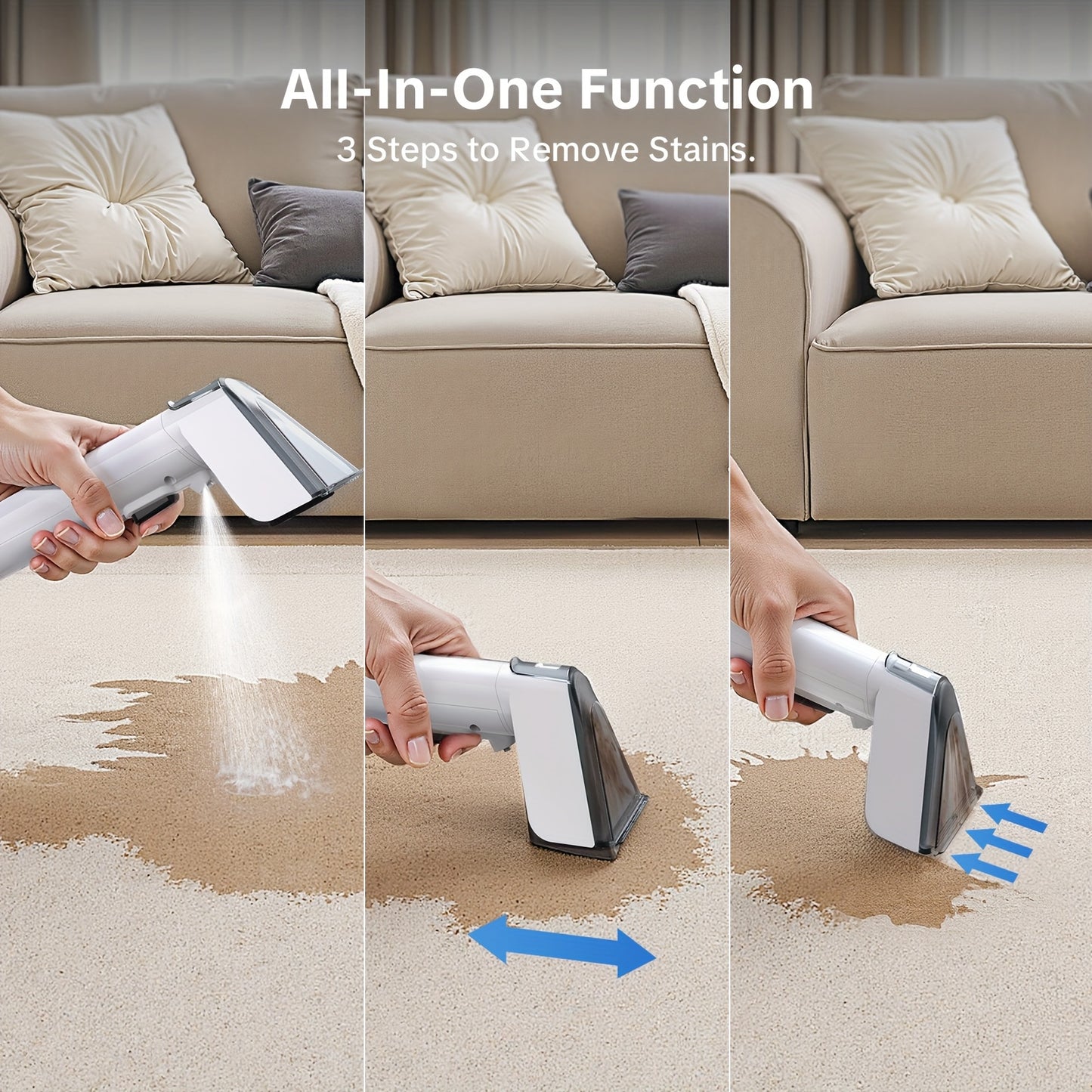 Shampouineuses portables pour tapis, Vision d'Eau Chaude V8 pour Tapis et Tapisserie d'Ammeublement – vue détaillée 5