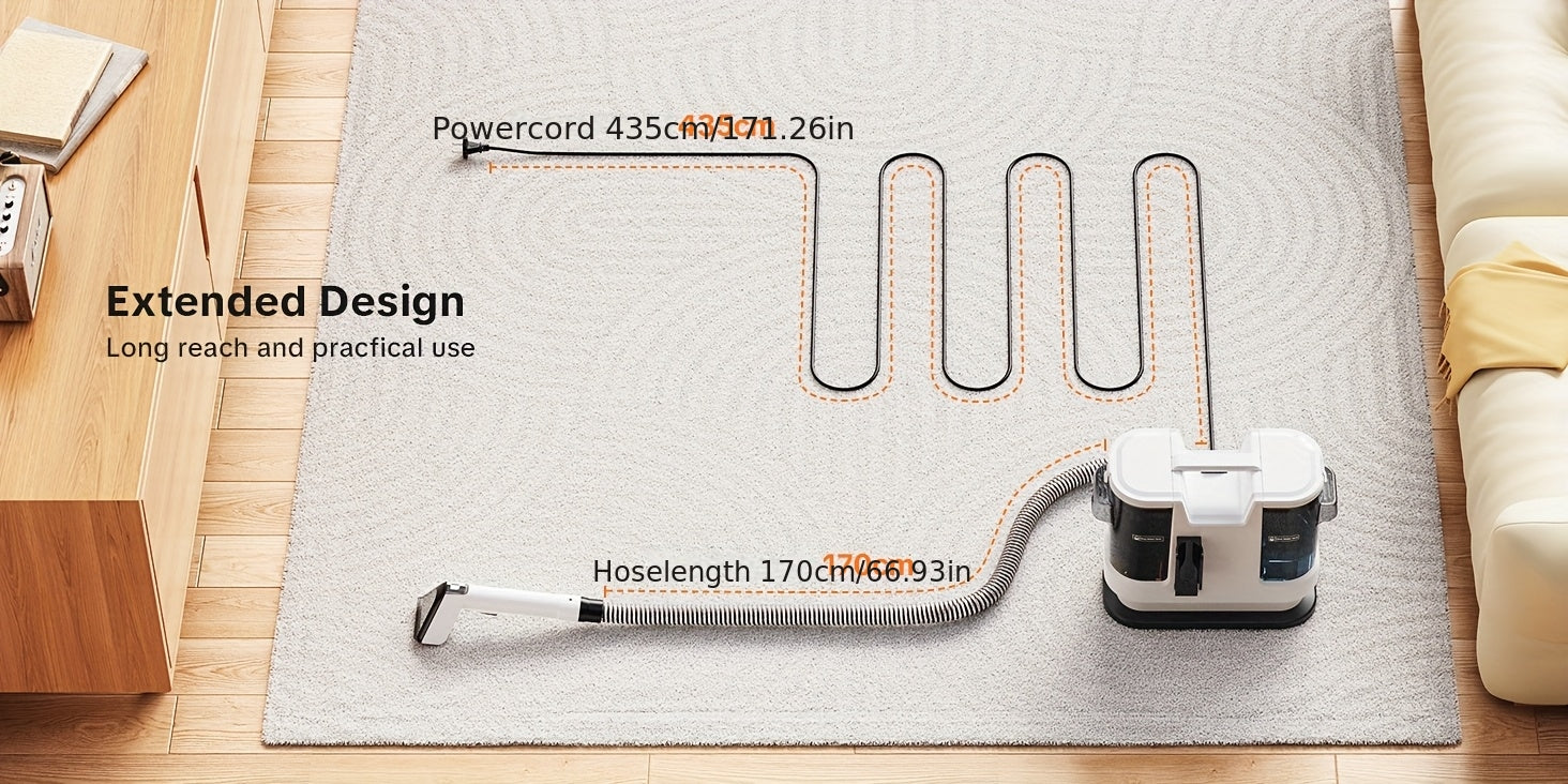 Shampouineuses portables pour tapis, Vision d'Eau Chaude V8 pour Tapis et Tapisserie d'Ammeublement – vue détaillée 28
