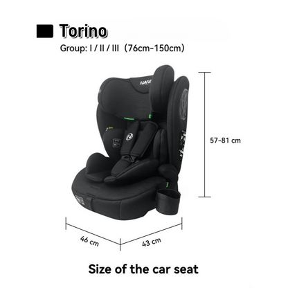 Siège auto bébé évolutif, réglable pour véhicule et déplacements – vue détaillée 3