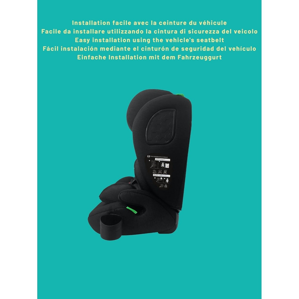 Siège auto bébé évolutif, réglable pour véhicule et déplacements – vue détaillée 7