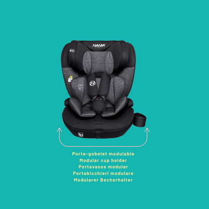 Siège auto bébé évolutif, réglable pour véhicule et déplacements – vue détaillée 14