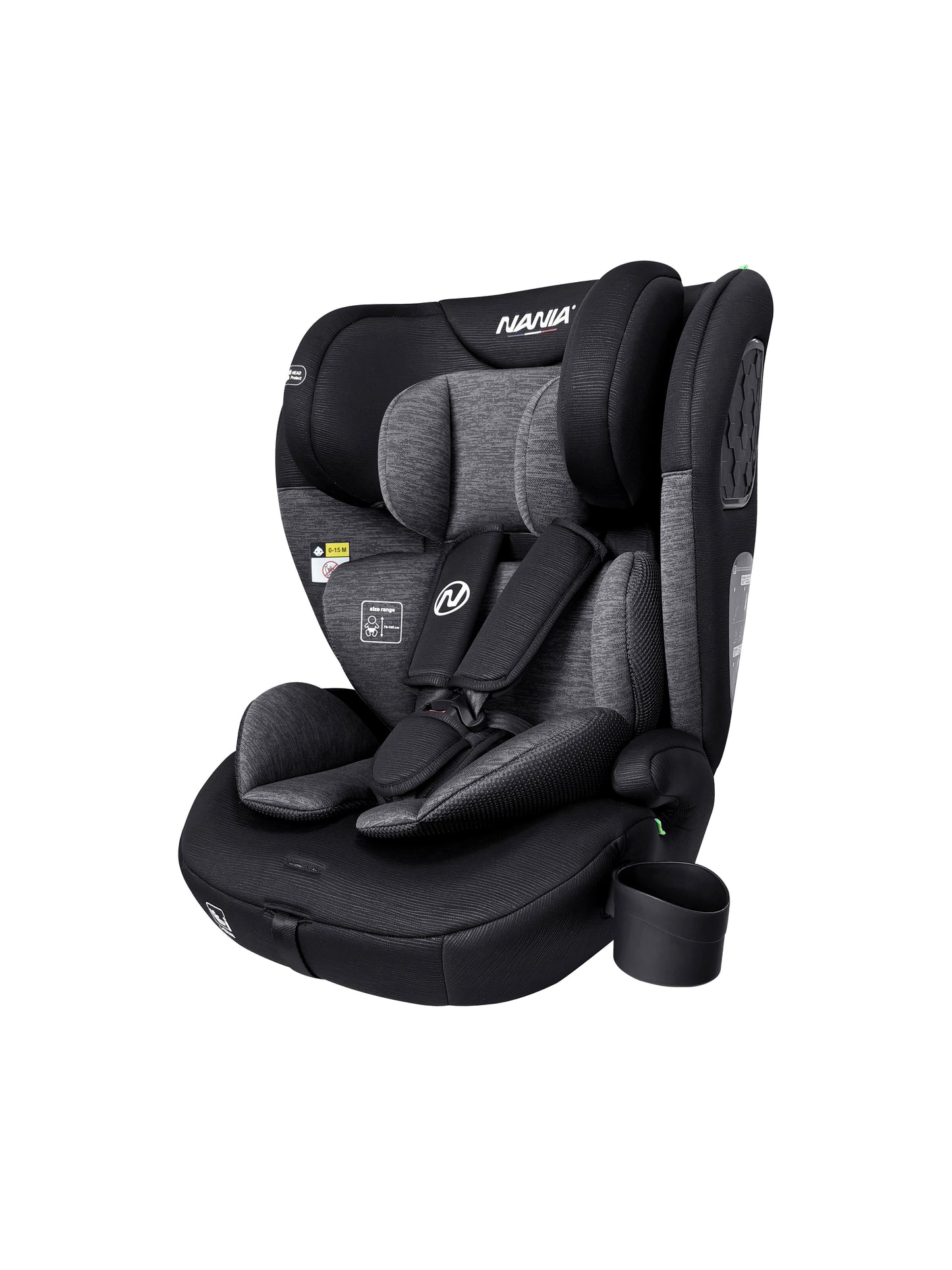 Siège auto bébé évolutif, réglable pour véhicule et déplacements – vue détaillée 16