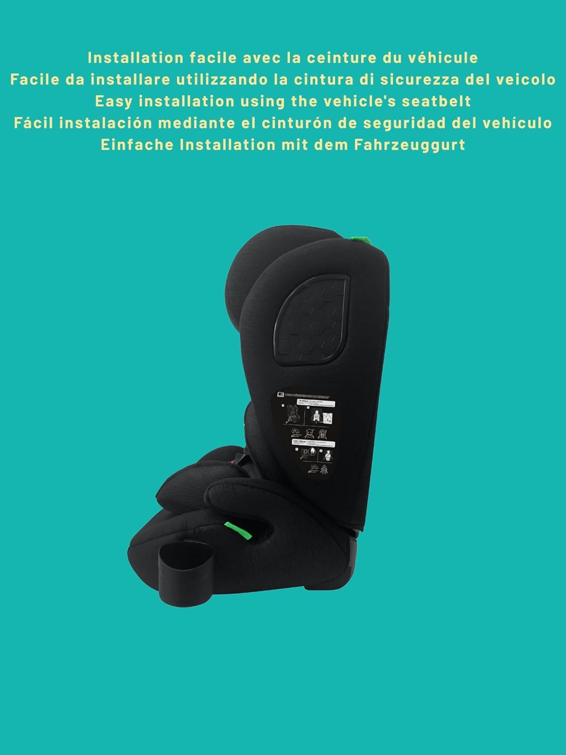 Siège auto bébé évolutif, réglable pour véhicule et déplacements – vue détaillée 20