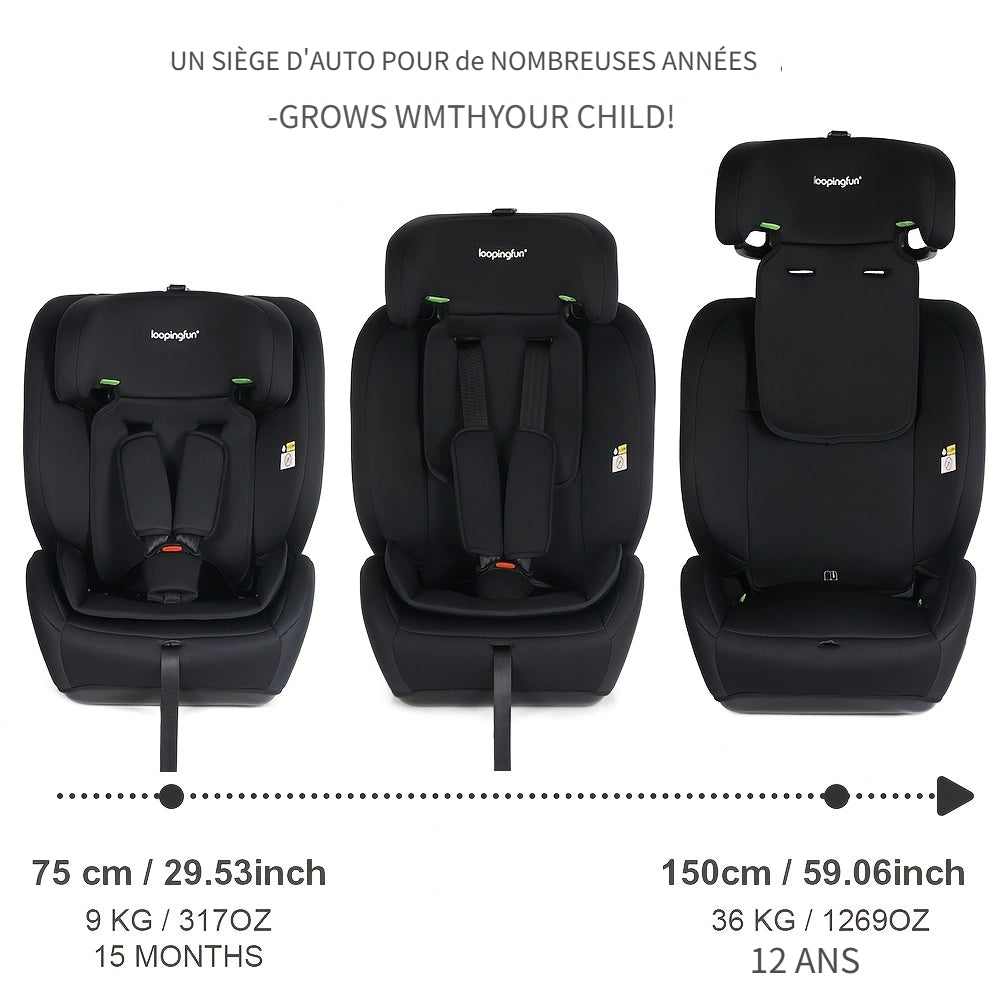 Siège auto de sécurité, réglable pour véhicule et déplacements – vue principale