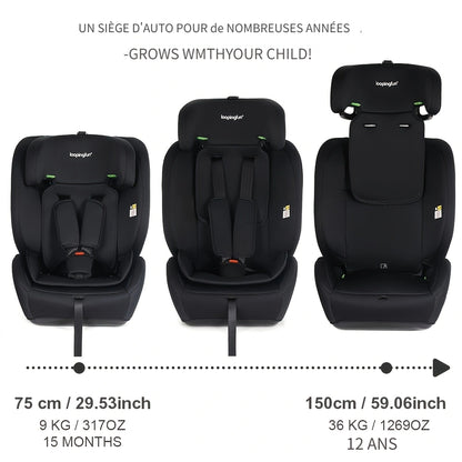 Siège auto de sécurité, réglable pour véhicule et déplacements – vue principale
