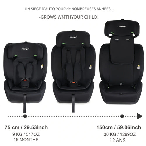 Siège auto de sécurité, réglable pour véhicule et déplacements – vue principale