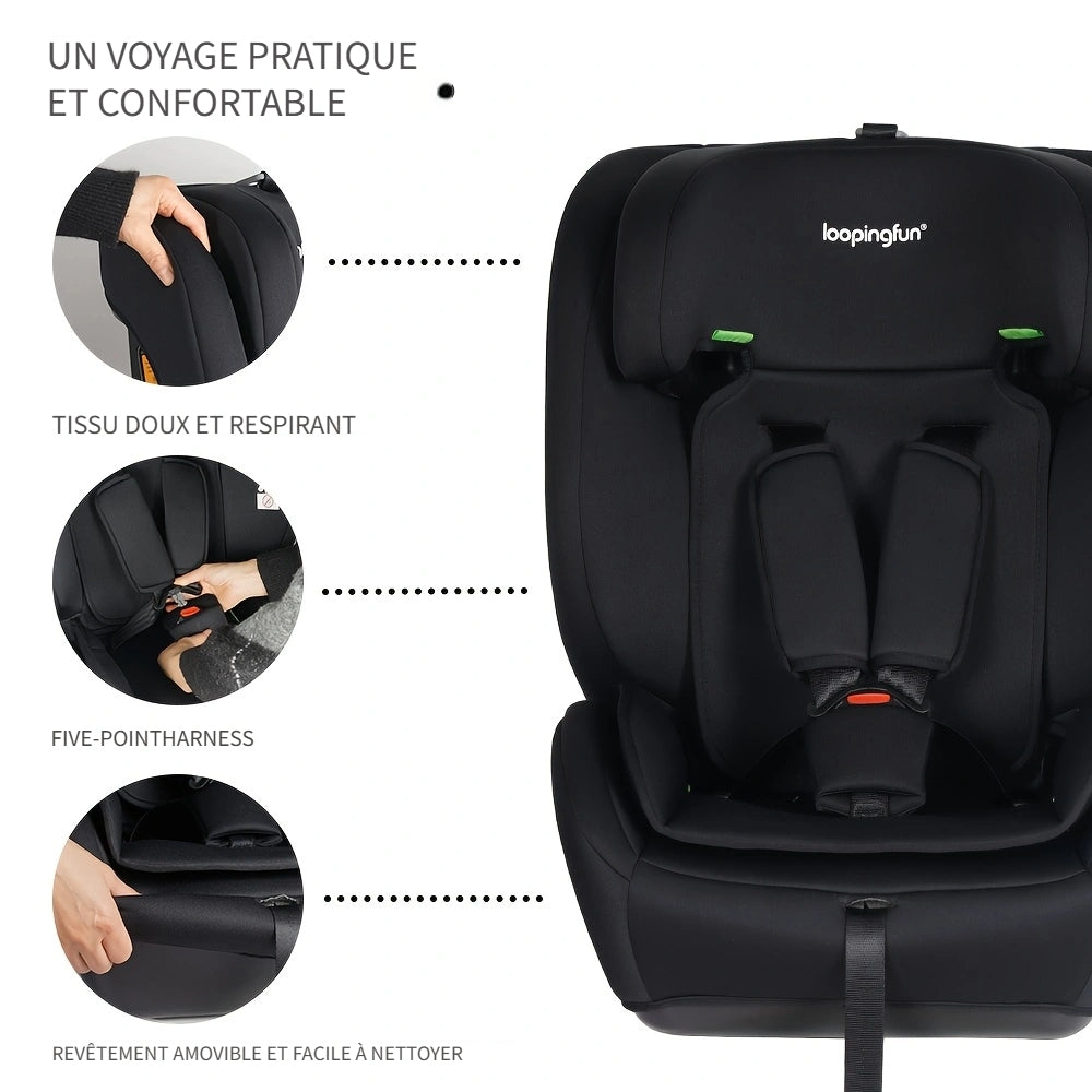 Siège auto de sécurité, réglable pour véhicule et déplacements – vue détaillée 8