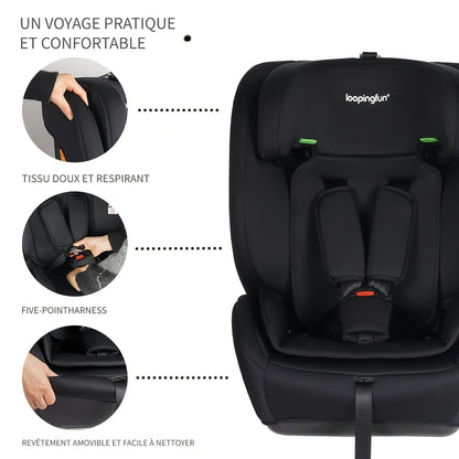 Siège auto de sécurité, réglable pour véhicule et déplacements – vue détaillée 8