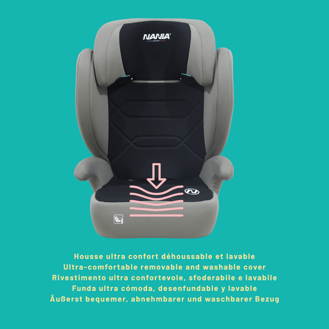 Siège auto enfant, réglable pour véhicule et déplacements – vue principale