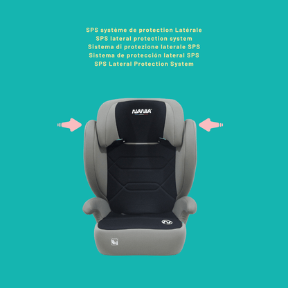 Siège auto enfant, réglable pour véhicule et déplacements – vue détaillée 5