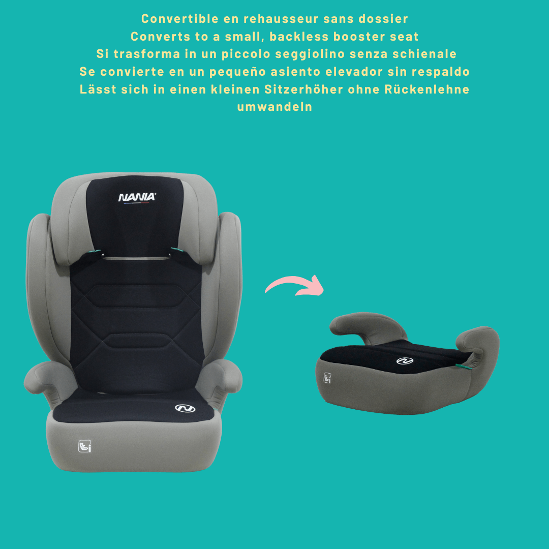 Siège auto enfant, réglable pour véhicule et déplacements – vue détaillée 15