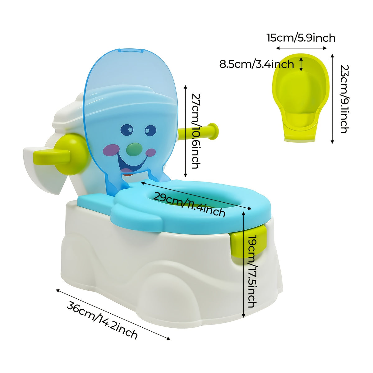 Sièges de toilettes et escabeaux, couleur rose pour bébé et réducteur de toilettes pour enfants – vue détaillée 3