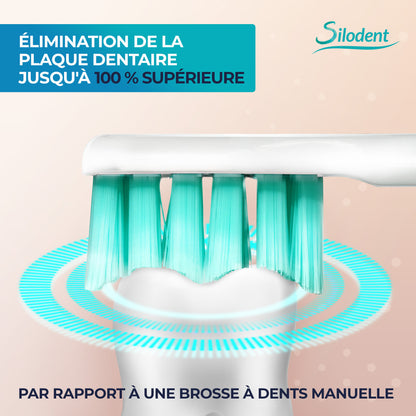 Silodent brosse à dents sonique, Bleu de nuit pour camping et voyage – vue détaillée 10