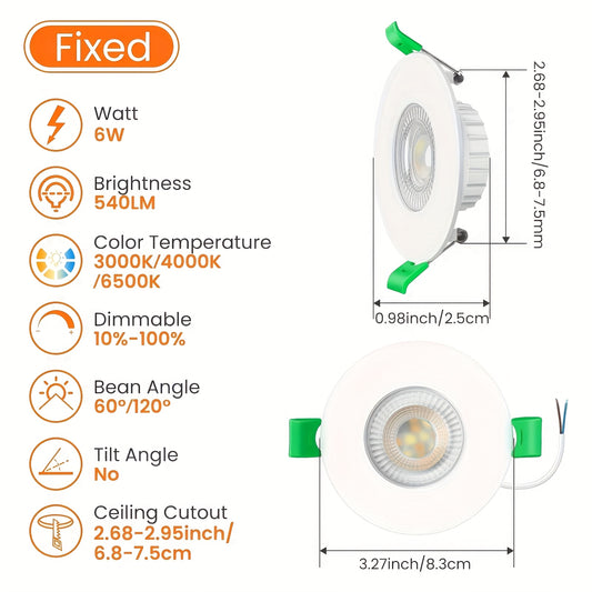 spots encastrables LED ALUSSO, éclairage LED pour cuisine et coin repas – vue principale