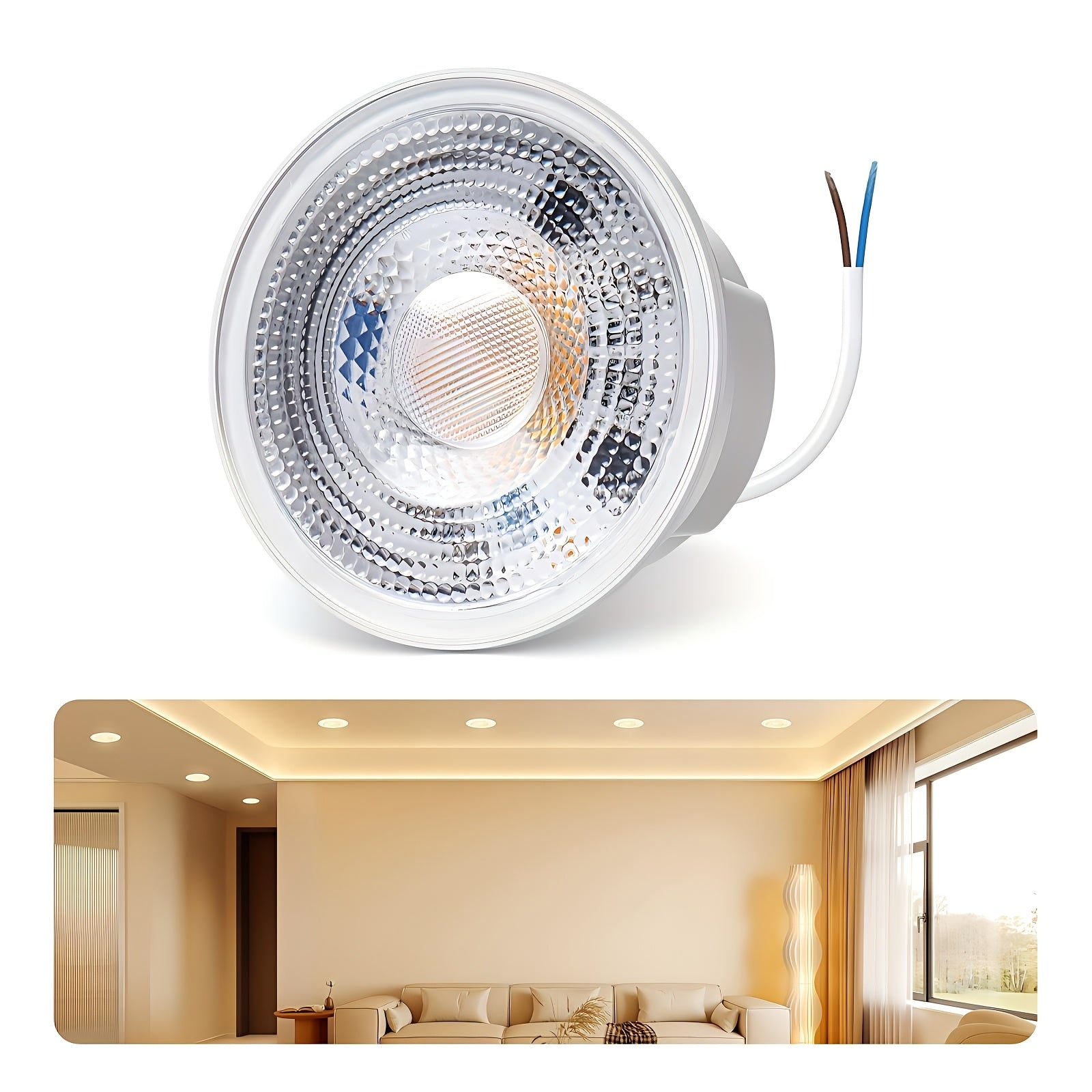 spots encastrables LED ALUSSO, éclairage LED pour cuisine et coin repas – vue détaillée 6