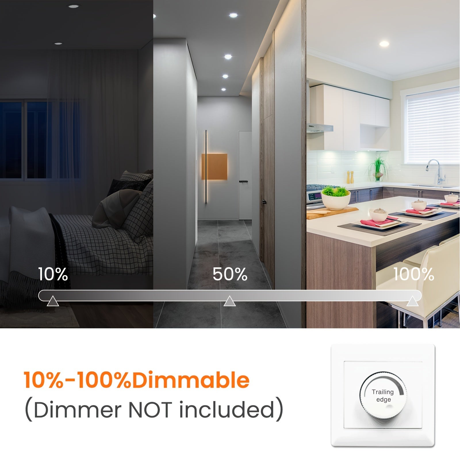 spots encastrables LED ALUSSO, éclairage LED pour cuisine et coin repas – vue détaillée 7