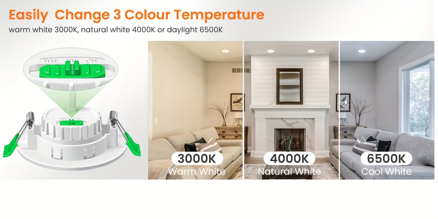 spots encastrables LED ALUSSO, éclairage LED pour cuisine et coin repas – vue détaillée 14