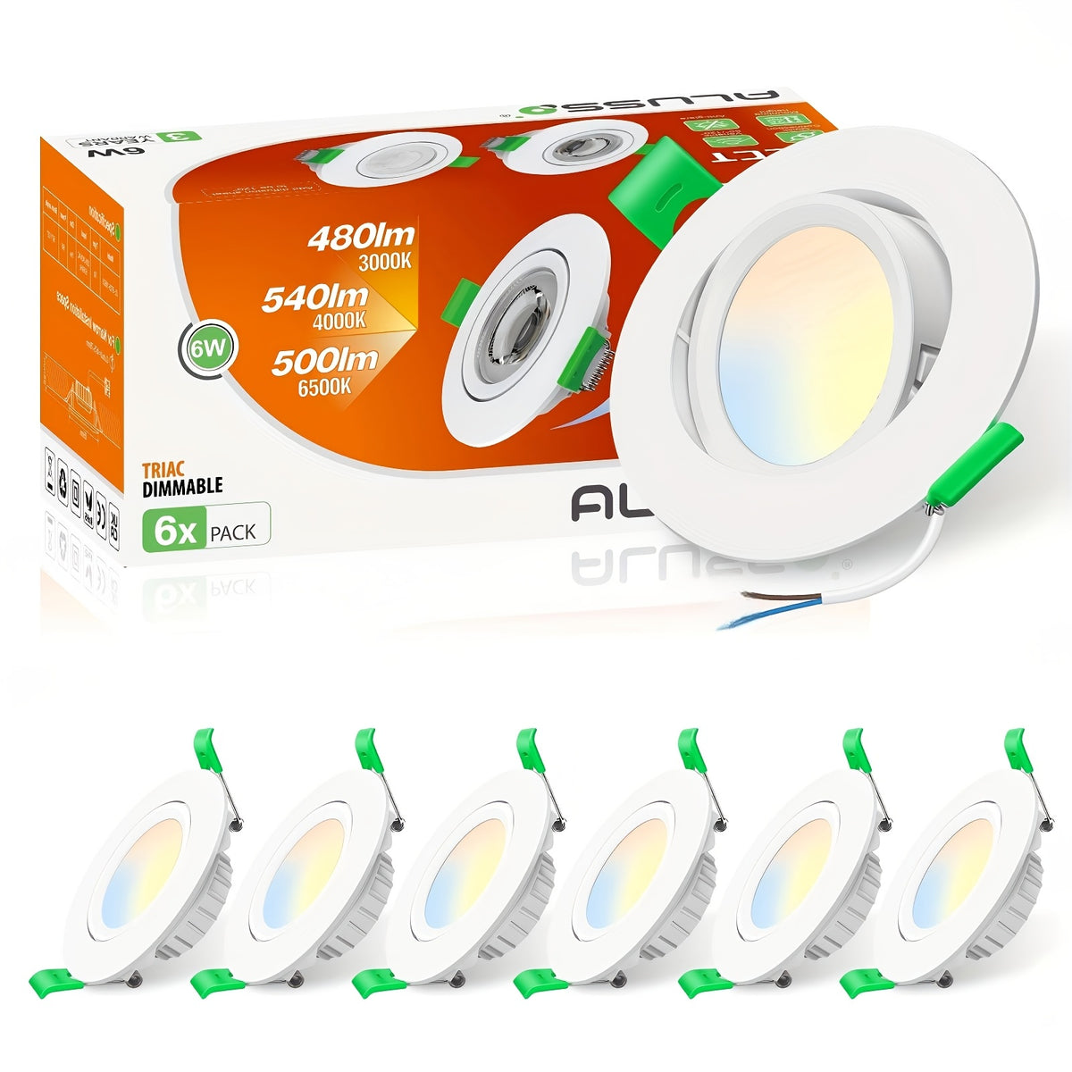spots encastrables LED ALUSSO, éclairage LED pour cuisine et coin repas – vue détaillée 23