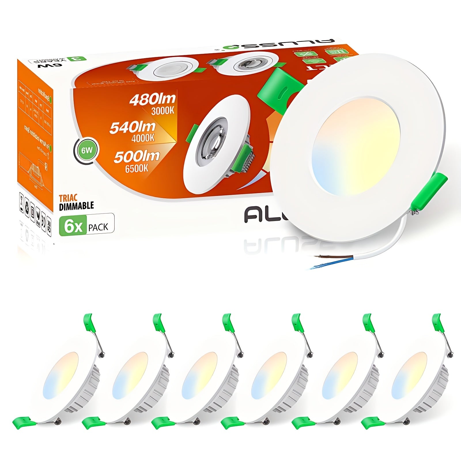 spots encastrables LED ALUSSO, éclairage LED pour cuisine et coin repas – vue détaillée 24