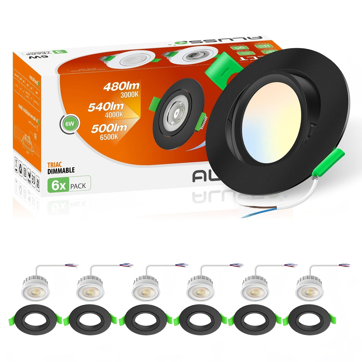 spots encastrables LED ALUSSO, éclairage LED pour cuisine et coin repas – vue détaillée 25