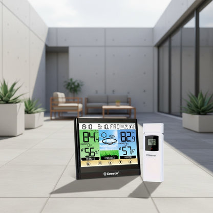 Station météo sans fil, 1pc pour maison et mesure intérieure et extérieure – vue détaillée 5