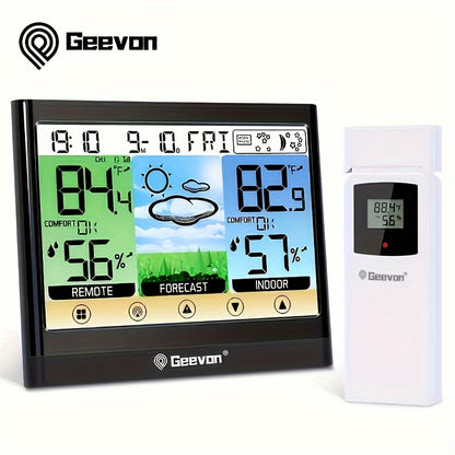 Station météo sans fil, 1pc pour maison et mesure intérieure et extérieure – vue détaillée 8