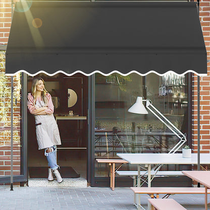Store banne, 400Cm pour jardin et balcon – vue détaillée 8