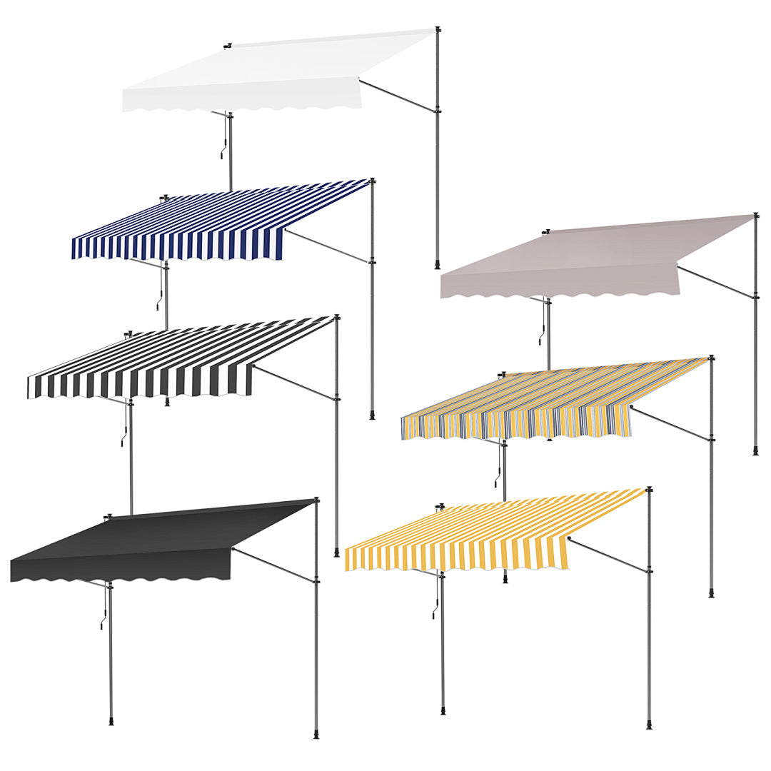 Store banne, 400Cm pour jardin et balcon – vue détaillée 13