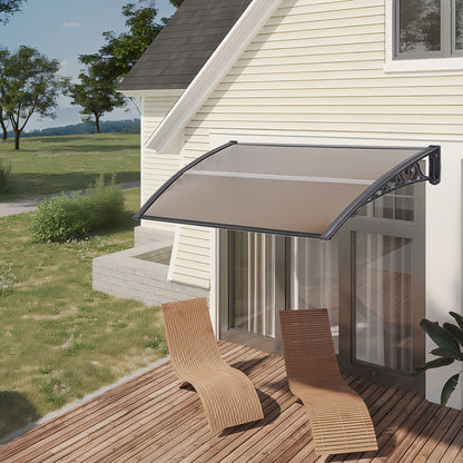 Store banne, 60*100 cm Marron pour jardin – vue détaillée 4