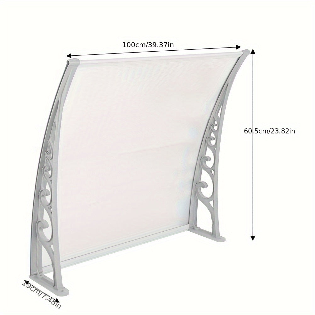 Store banne, 60*100 cm Marron pour jardin – vue détaillée 15