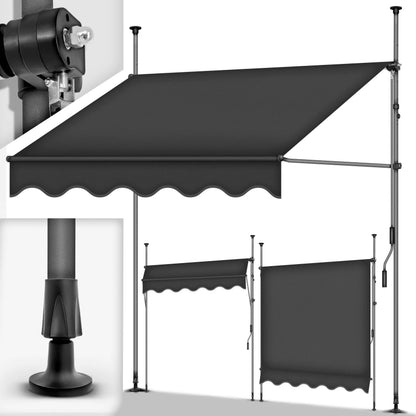 Store banne, Gris pour balcon – vue détaillée 103
