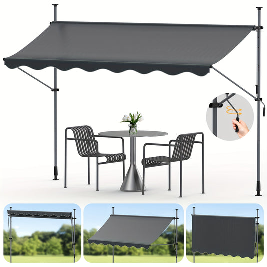 Store banne, Gris pour jardin – vue principale