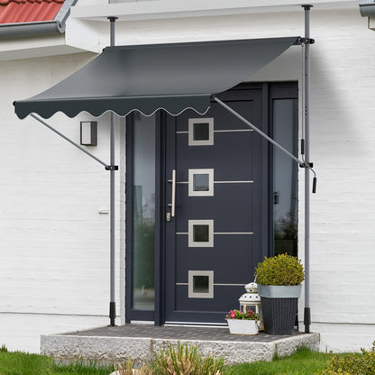 Store banne, Gris pour jardin – vue détaillée 5