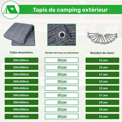 Store banne, sols de tente pliables pour la randonnée pour jardin et balcon – vue détaillée 2