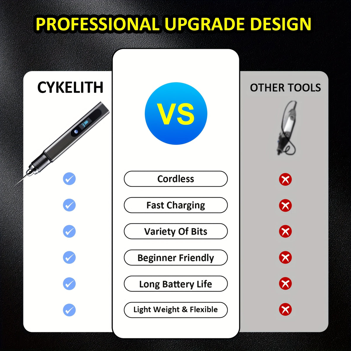 Stylo de gravure rechargeable, bois pour la gravure de bijoux et quotidien – vue détaillée 3