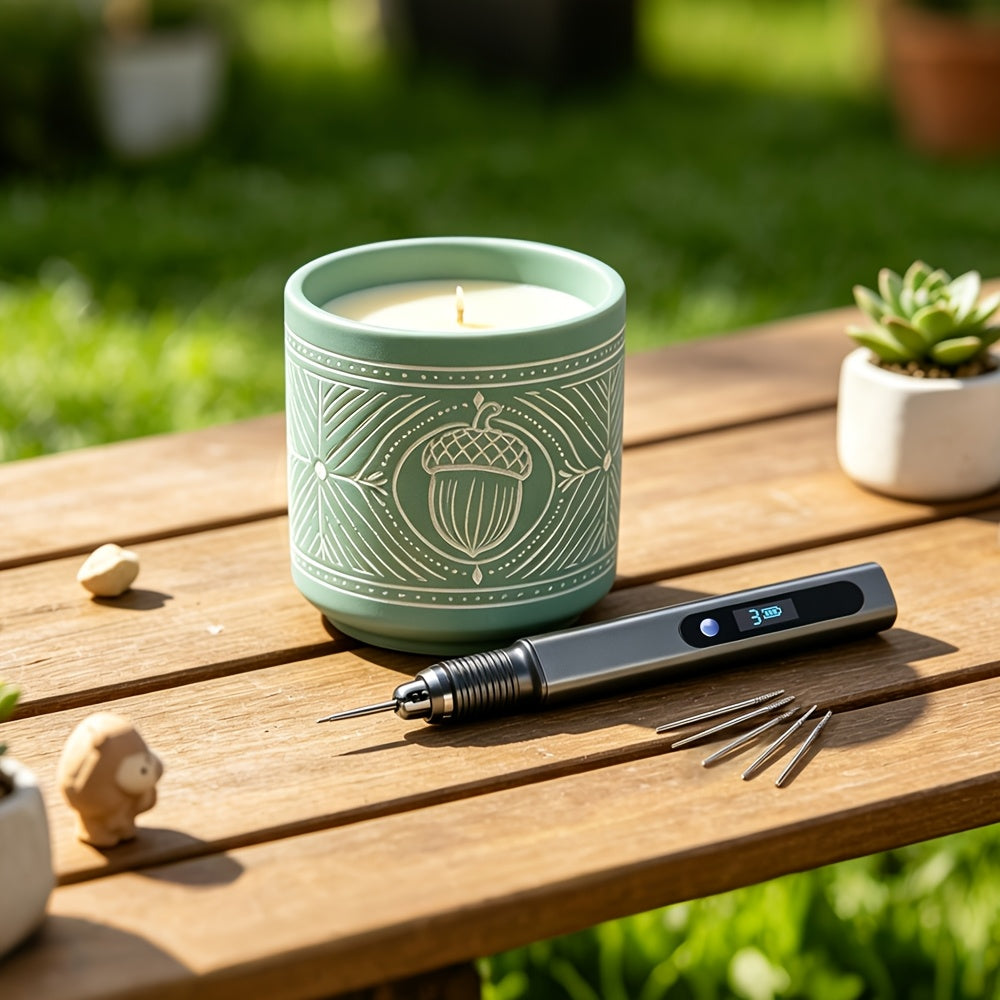 Stylo de gravure rechargeable, bois pour la gravure de bijoux et quotidien – vue détaillée 7