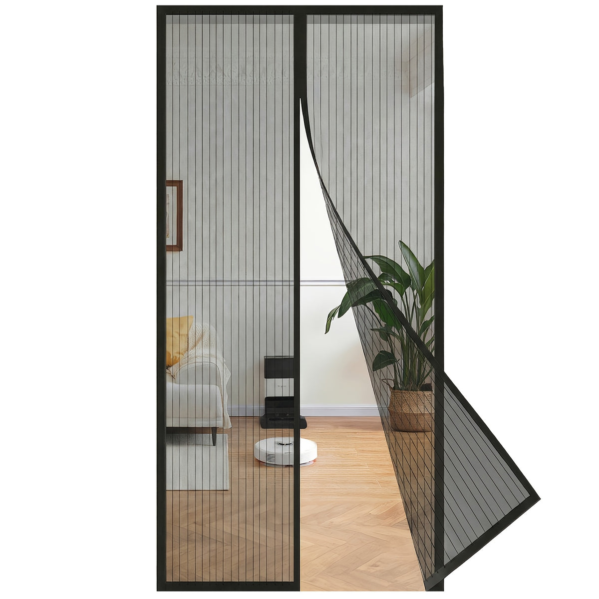 Sunula Moustiquaire Magnétique Tour pour jardin et terrasse – vue détaillée 8