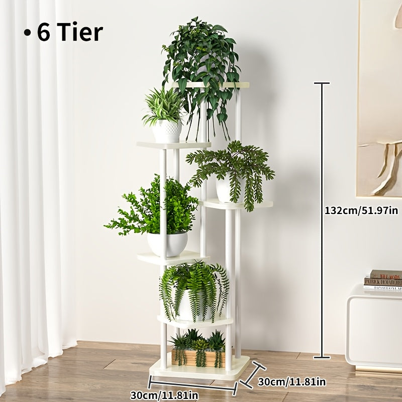 Support à plantes en bois, métal pour salon et maison – vue détaillée 17