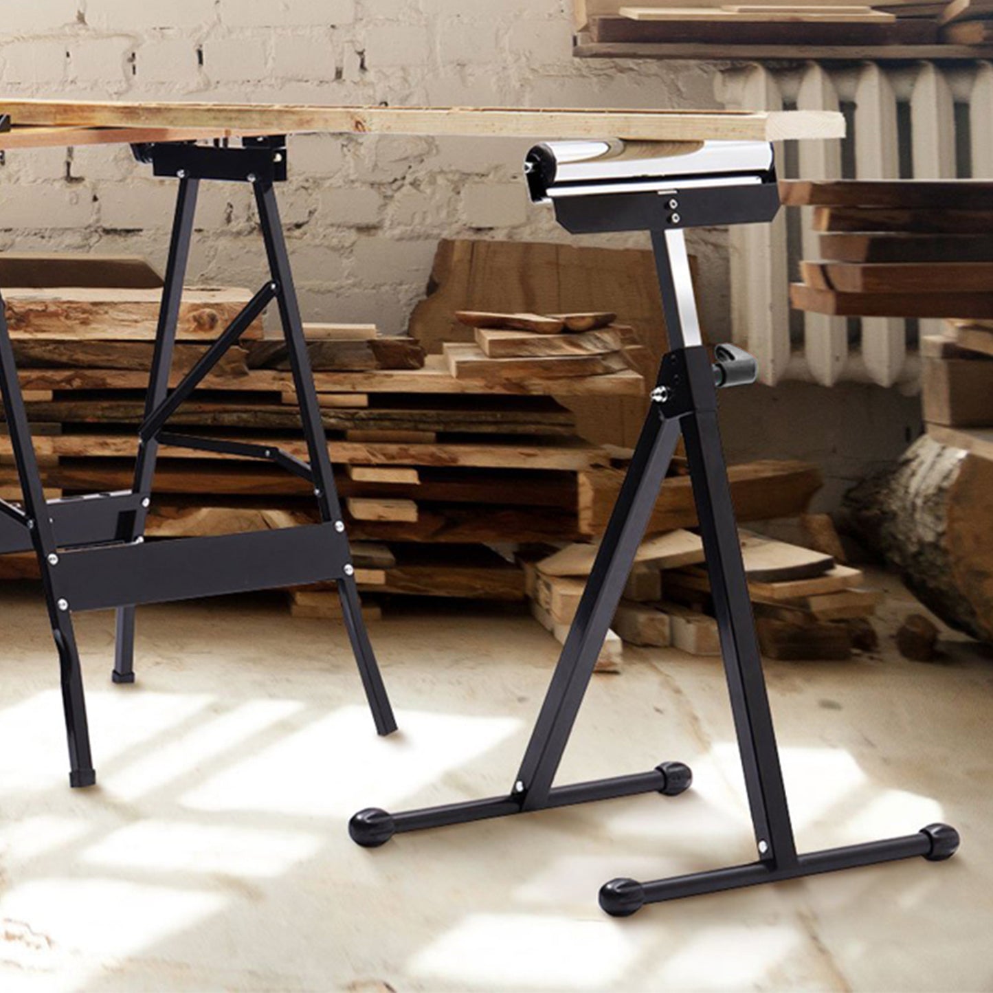 Support à Rouleaux Réglable Sonnewelt, pliable pour quotidien et maison – vue détaillée 9