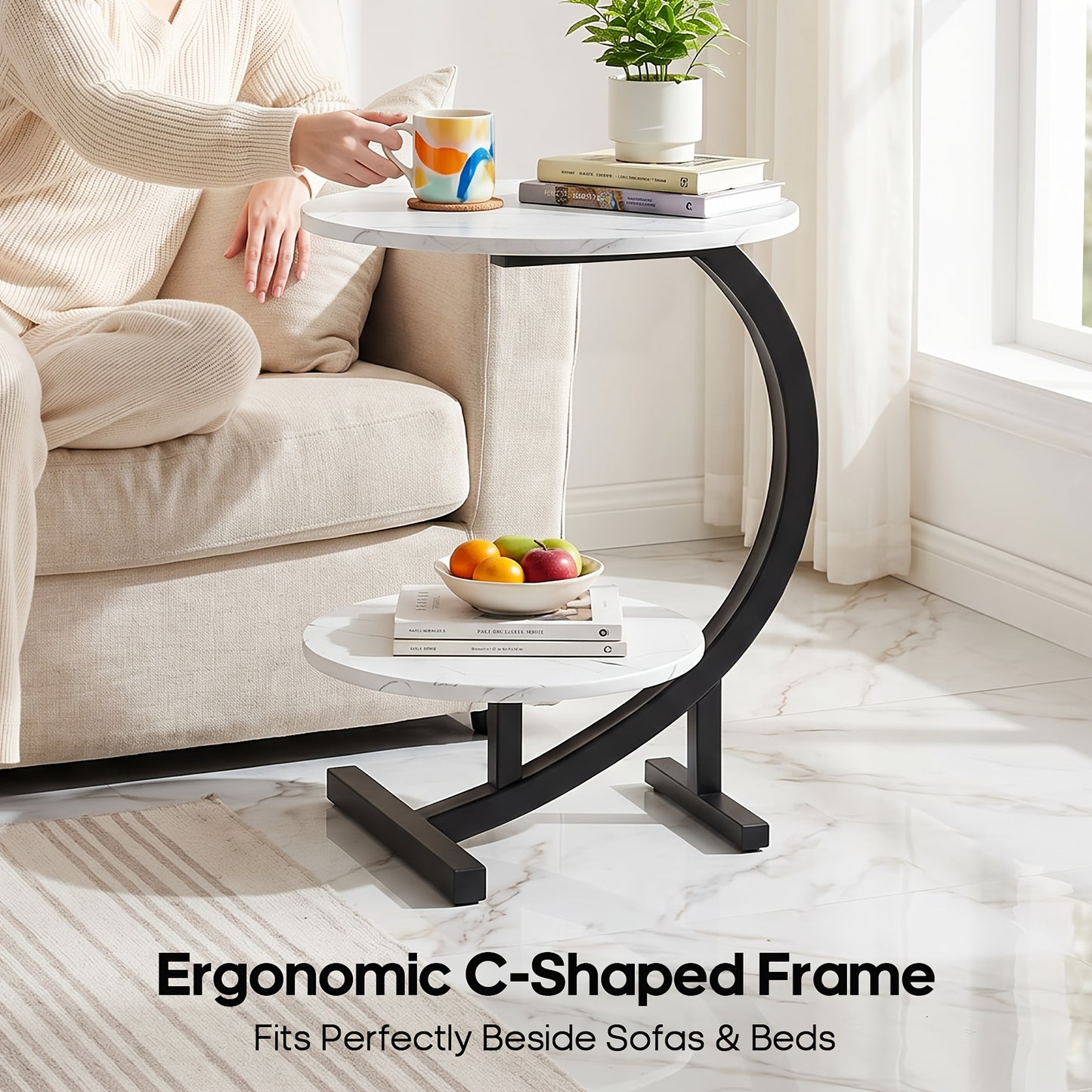 Supports pour ordinateurs portables, Noir pour salon et maison – vue détaillée 6