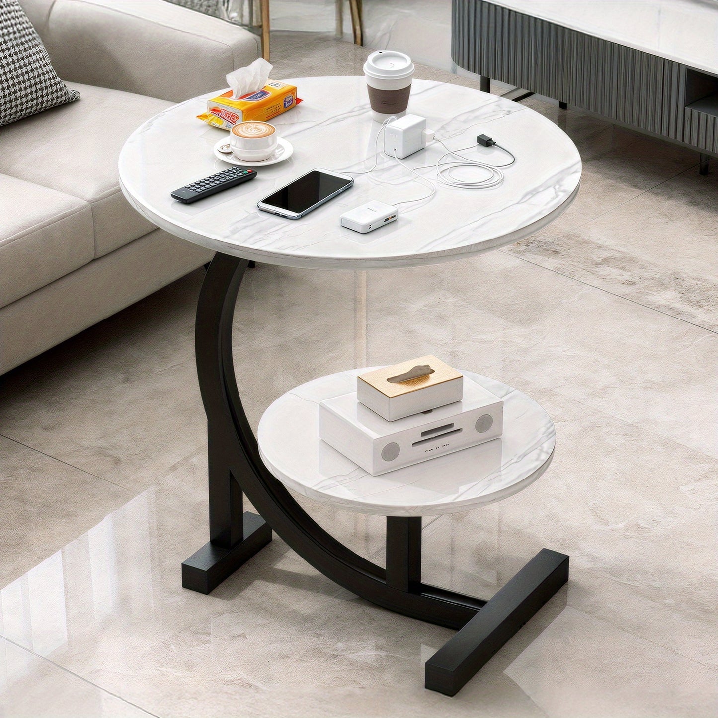 Supports pour ordinateurs portables, Noir pour salon et maison – vue détaillée 14