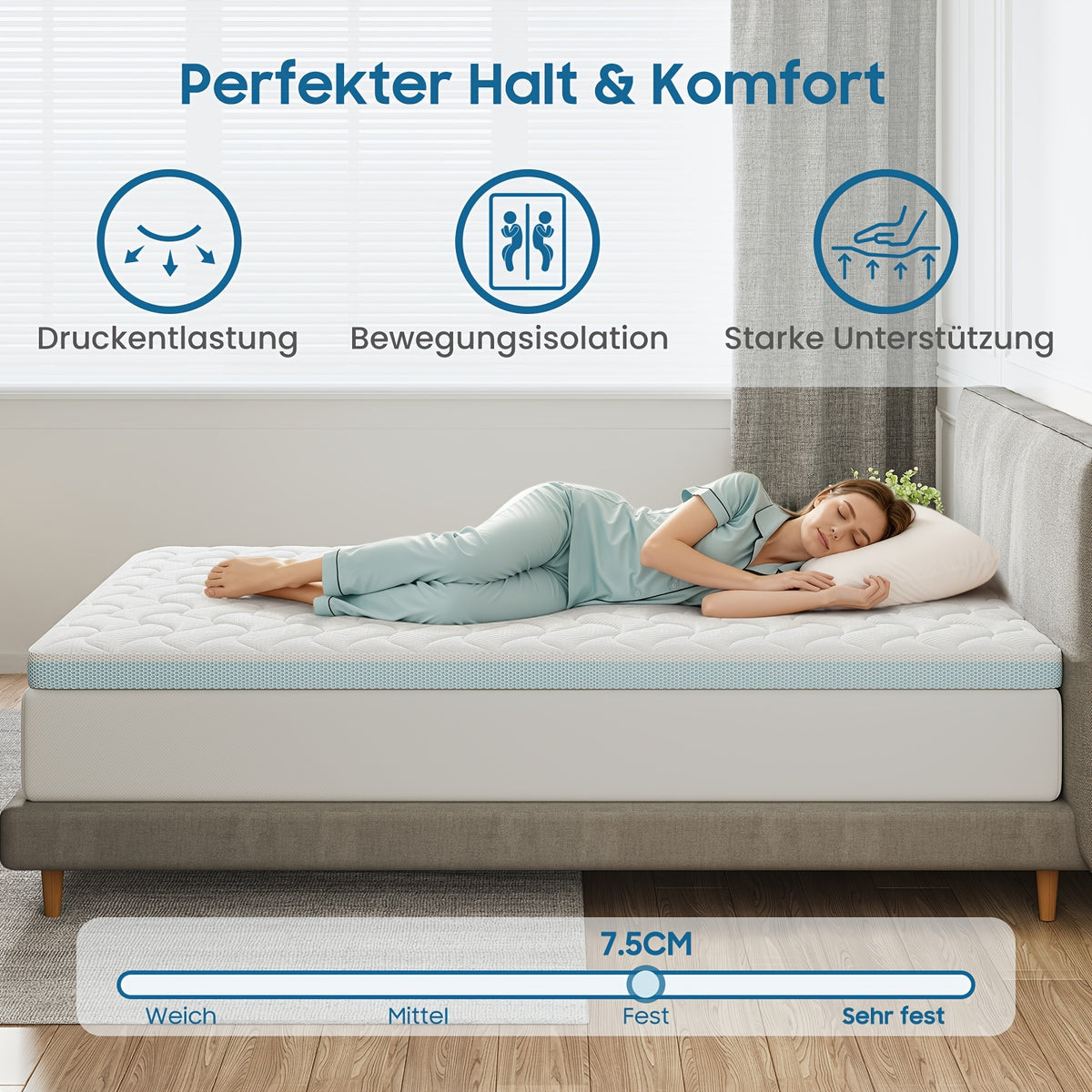 Surmatelas, 10CM pour lit et chambre – vue détaillée 6