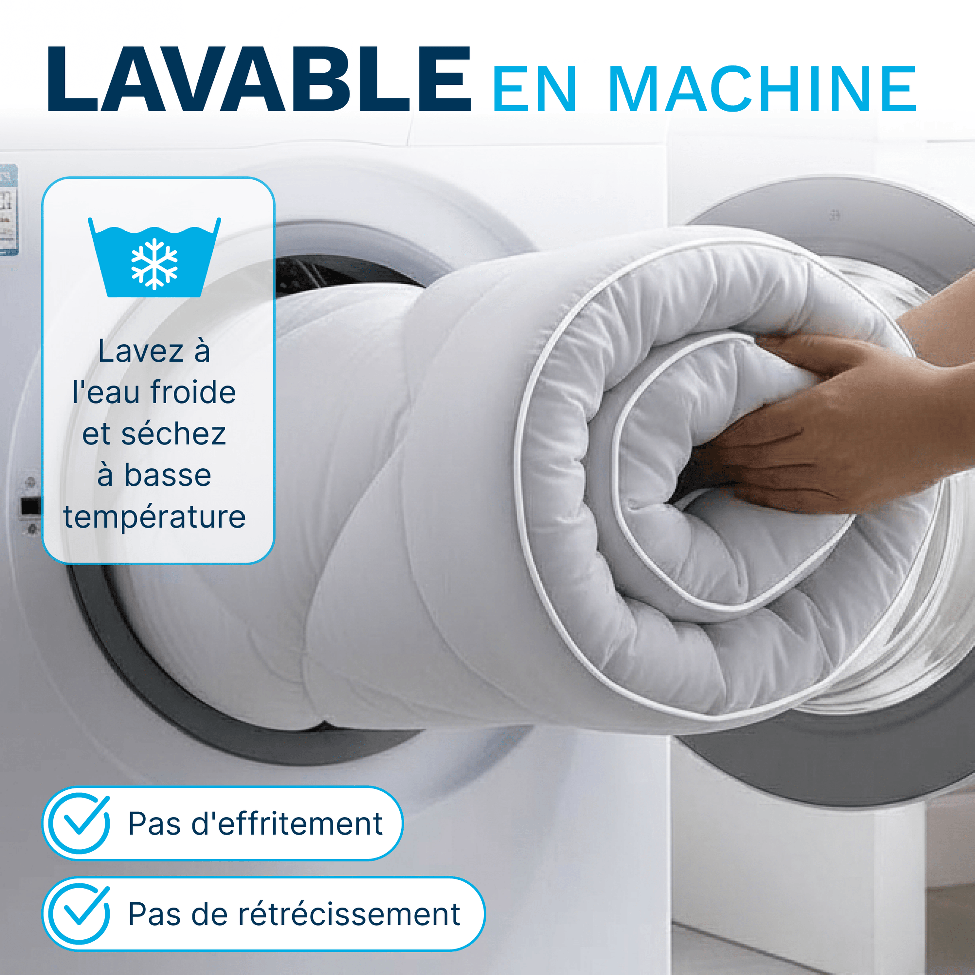 Surmatelas, 800 g pour chambre et lit – vue détaillée 2