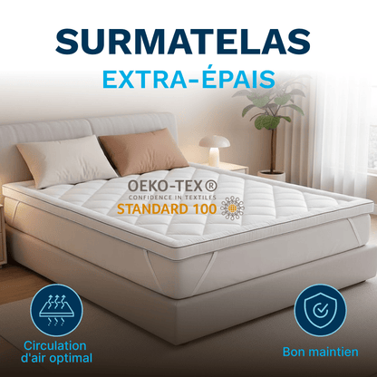 Surmatelas, 800 g pour chambre et lit – vue détaillée 4