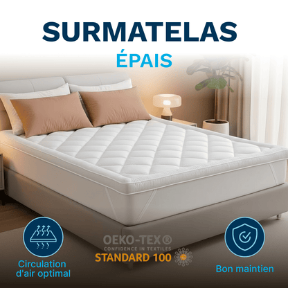 Surmatelas, 800 g pour chambre et lit – vue détaillée 20