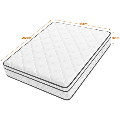 Surmatelas, blanc pour chambre et lit – vue détaillée 3